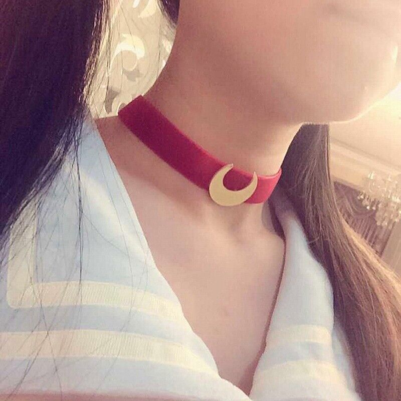 Anime Sailor Moon Tsukino Usagi Moon Stick Pendant Necklace Cosplay Fans Gifts