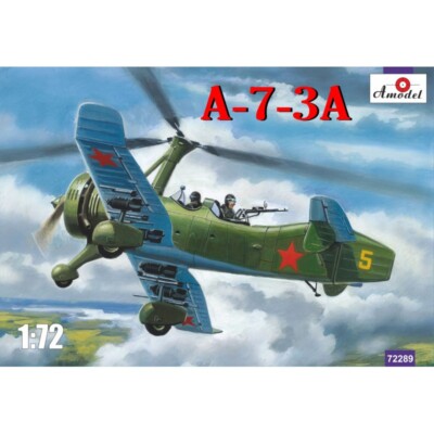 Amodel 72289 Plastic model kit Scale 1:72 A-7-3A Soviet autogiro modelling kit