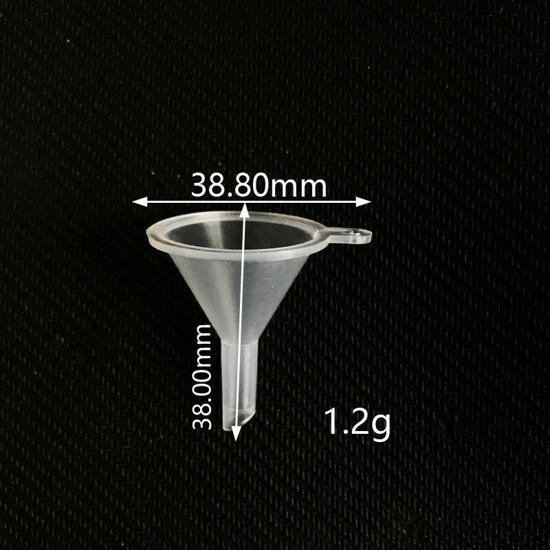 10-100PCS Small Plastic For Perfume Diffuser Bottle Mini Liquid Oil Funnels Lab