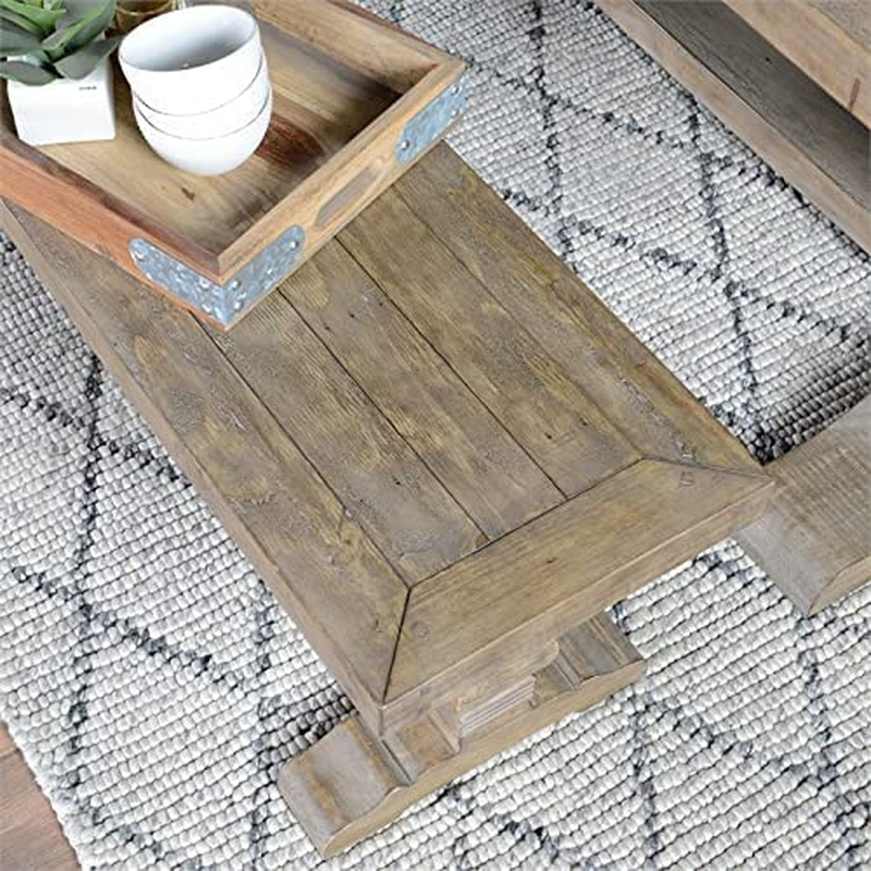 53003801 Quincy Desert Bench Desert, 83", Hand-Distressed in Desert Finish