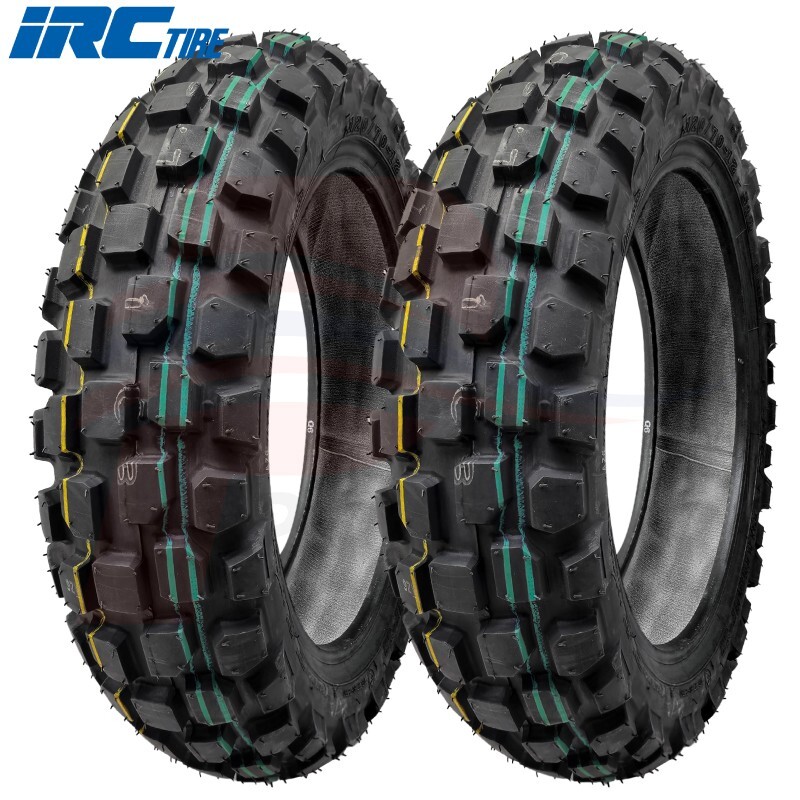IRC 120/70-12 130/70-12タイヤ　ダックス　グロム IRC 120/70-12 & 130/70-12 GP22 Dual Sport Off Road Tire Set