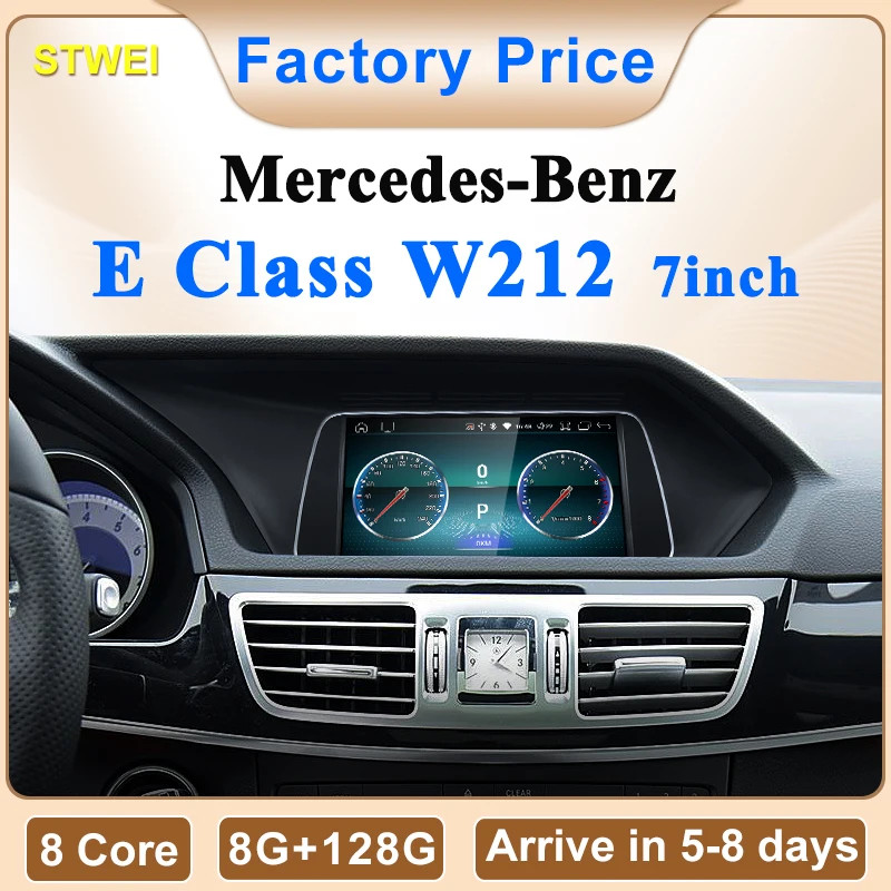 New Factory Price 7inch Android 14 Car Multimedia Players For Mercedes Benz E Cl