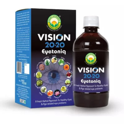 Basic Ayurveda Vision 20-20 Eyetoniq (450ml) Free shipping World Wide