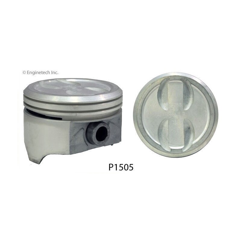 Enginetech Pistons Chevy 350 SBC Recessed Pistons 4.V .060 Set of 8