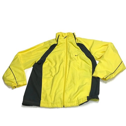 NIKE LAB ナイロンジャージ上下セット Sサイズ イエロー/ブラック Nike Yellow Black Size L Large Full Zip Windbreaker Jacket Hooded