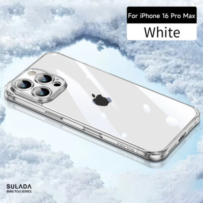 For iPhone 16 Pro Max/16 Plus/16 Hard Shockproof Non-Yellowing Slim Clear Case