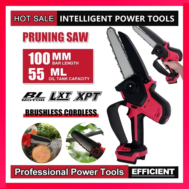 Fit Milwaukee Mini Electric Saw Garden Power Tools Electric Chain Saw Pruning Sa