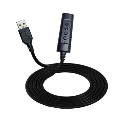 Virtual Channel USB Sound Card for Computer Esports Game, Video Chats