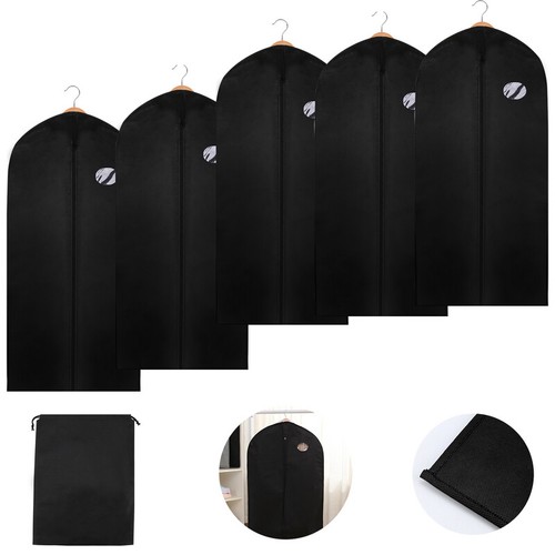 1-10x Kleidersack Anzug Tasche Schutzhülle mit Schuhtasche Kleiderhülle