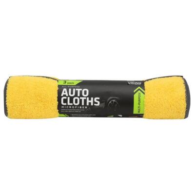 Viking 16 in. L X 12 in. W Microfiber Auto Cleaning Cloth 3-Pack 982300