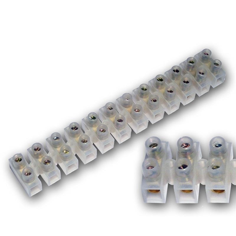 Set 12 Pezzi Morsetti Mammut Staccabili 15A Connettori Isolante Terminale dfh