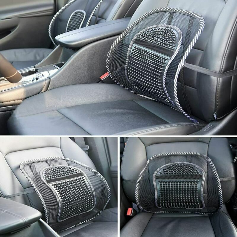 Lumbar Support Pillow for Office Chair Lumbar Support Car Seat with Massage Bead