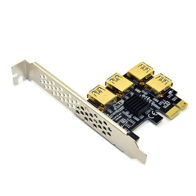 PCIE PCI-E PCI Express Riser Card 1x ~ 16x 1 ~ 4 USB 3.0 slot multiplier hub