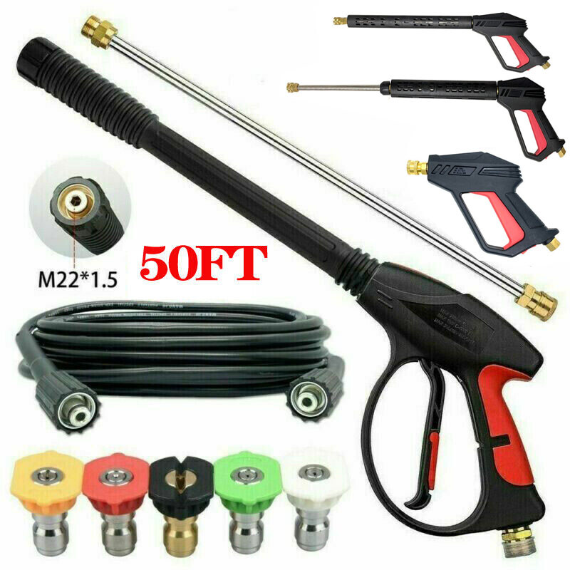 High Pressure 4000PSI Car Power Washer Gun Spray Wand Lance 