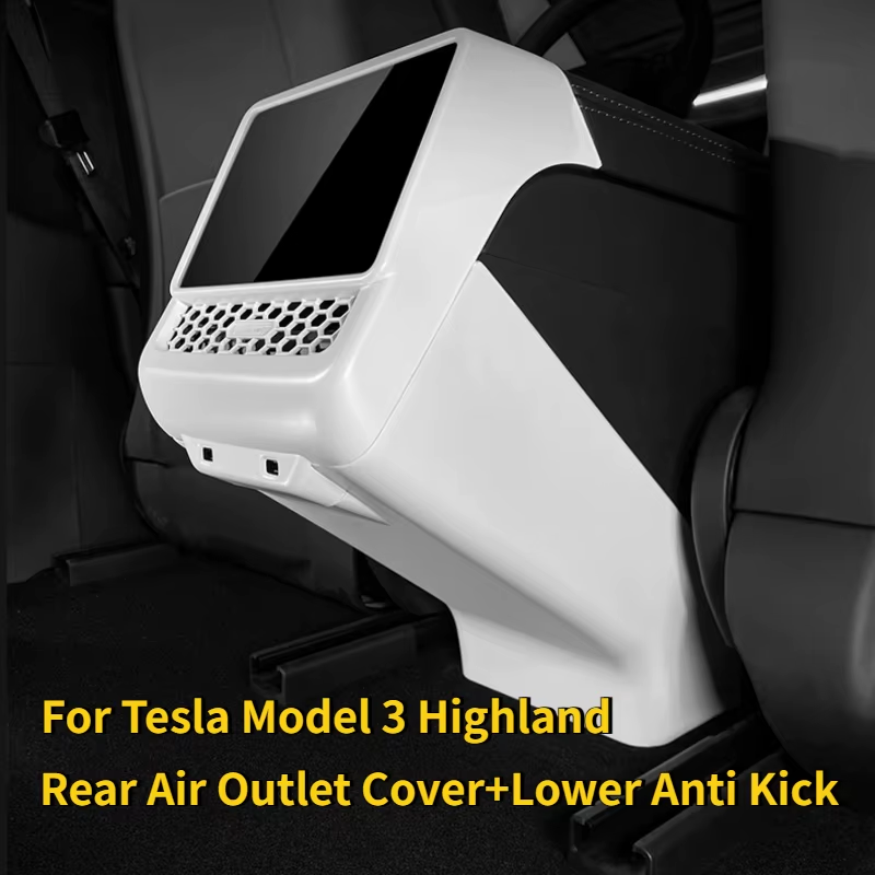 Rear Air Outlet Frame for Tesla Model 3+/Model Y Juniper 2025 Rear Screen Cover