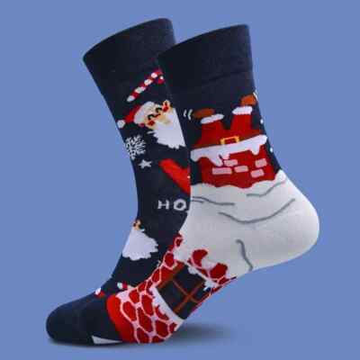 Trendi. Cartoon-Weihnachtsmann-Socken, Unisex, Geschenk, Einheitsgrö. Neu