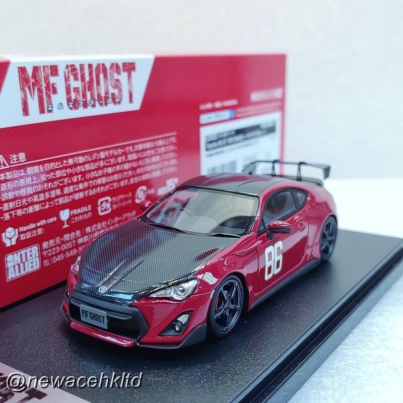 MODELER'S MF GHOST 86 1/43 4台コンプリートセット MODELER'S 1/43 MF Ghost Toyota 86 GT MFG Round 4 Seaside