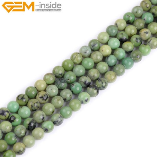 Natural Stone African Turquoise Gemstone Loose Beads For Jewelry Making 15