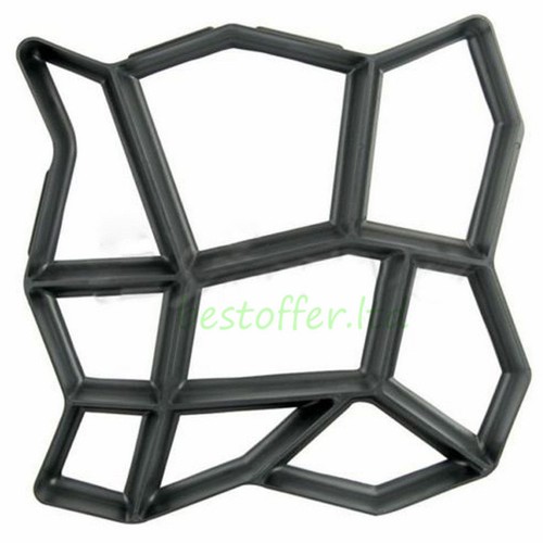 4 Styles Grip Driveway Paving Mold Patio Concrete Stone Path Walk