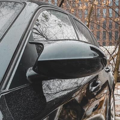 Fits BMW E90 E92 LCI 328i 335i 2009 2010 2011 Gloss Black M3 Style Mirror Cover