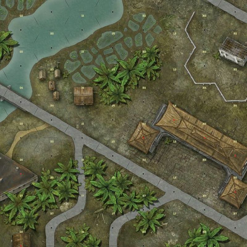 Flying Pig Games 65: Расширение карты города Хюэ Новая Быстрая доставка