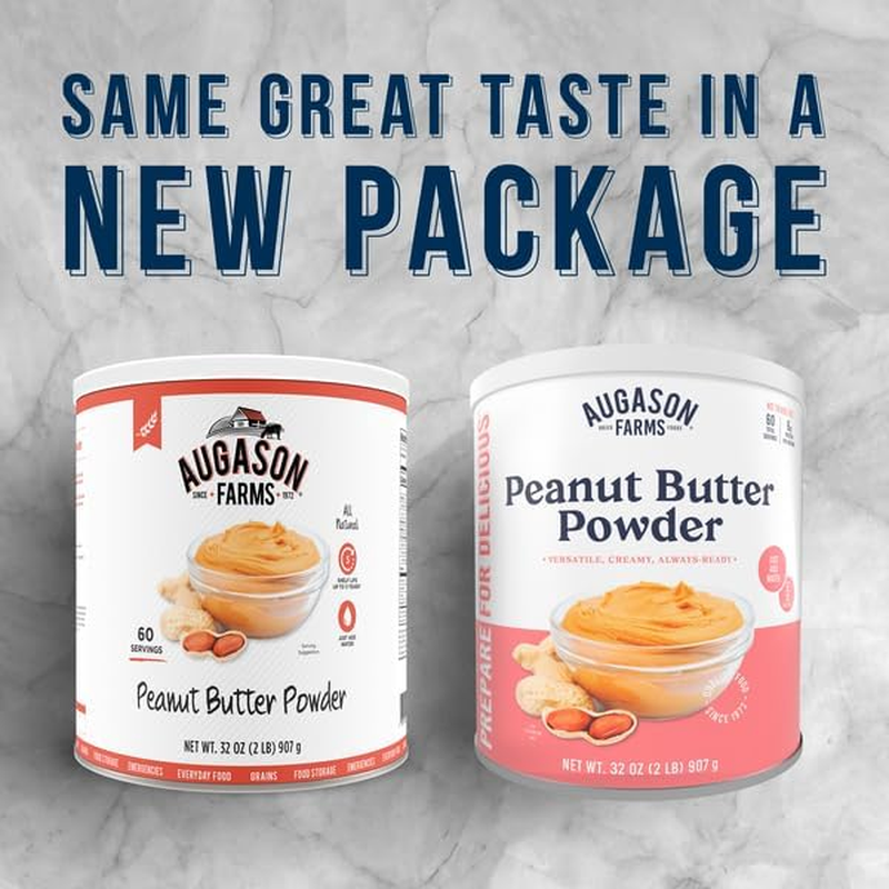 Peanut Butter Powder 2 Lbs No. 10 Can