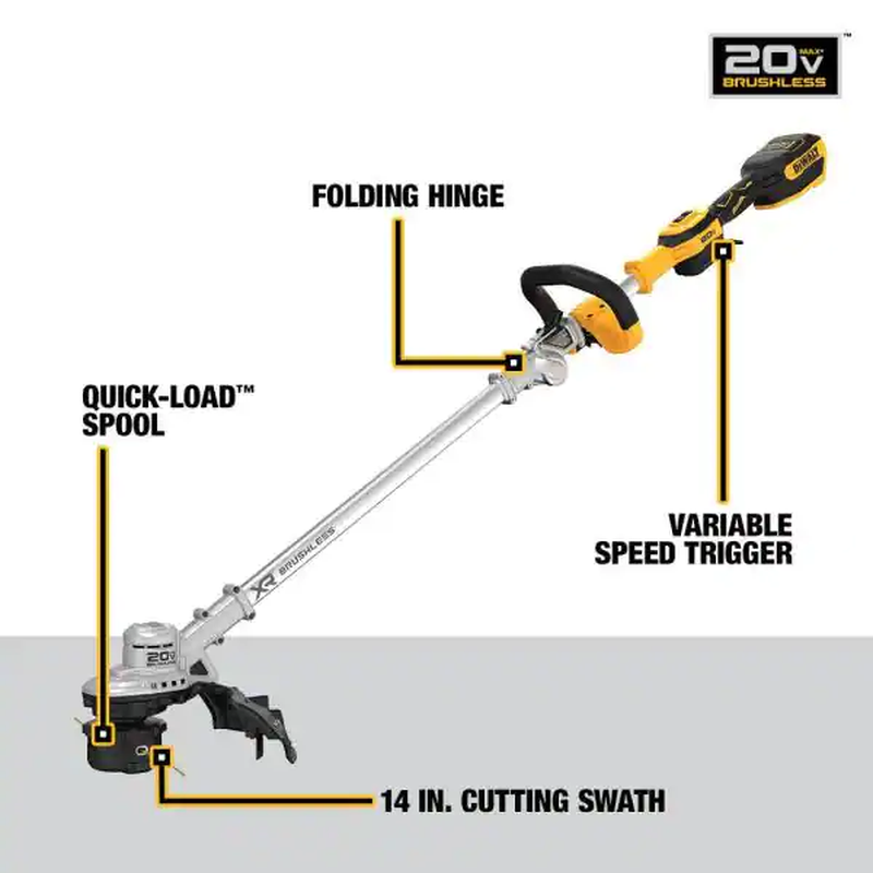DEWALT 20-Volt MAX Cordless Lithium-Ion String Trimmer/Blower Combo Kit (2-Tool