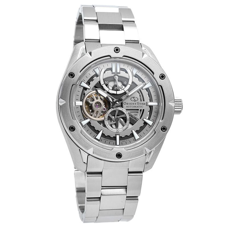 Pre-owned Orient Star Rk-av0a02s Avant-garde Skeleton Mechanical Automatic Watch 42.6mm