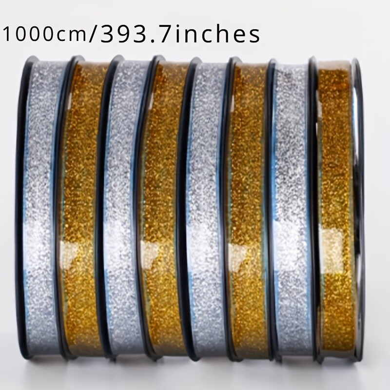 10M Flexble Molding Wall Trim Edge Borders Self-Adhesive Home Decor Gold Silver