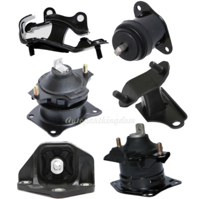 6pcs Engine Mount Kit for 2003-2007 Honda Accord V6 3.0L Automatic Transmission