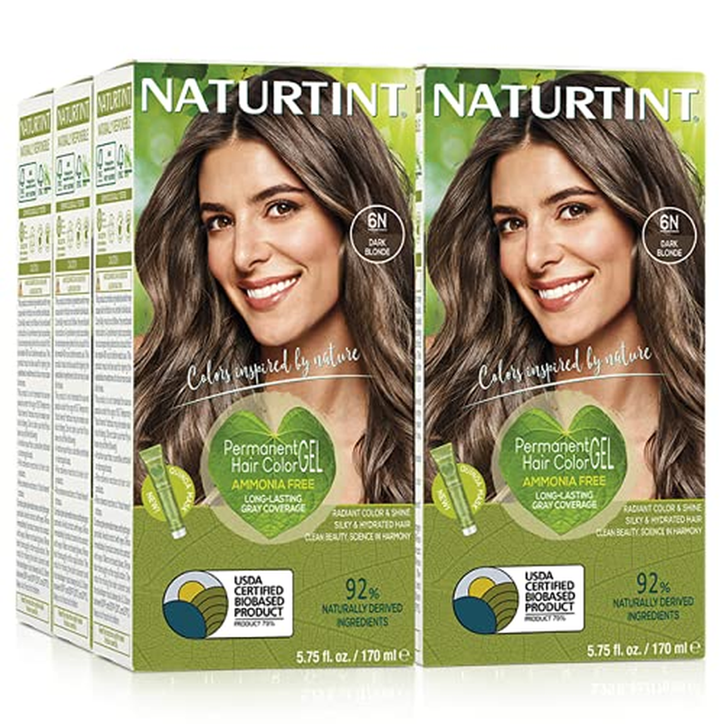 6n Dark Blonde (pack Of 6), Ammonia Free, Vegan,