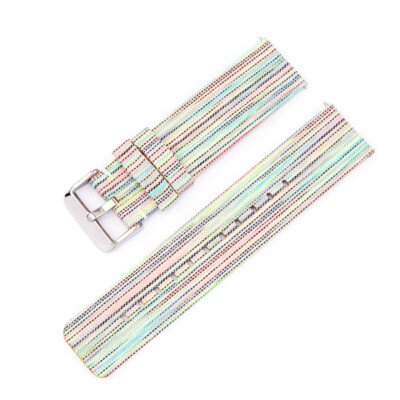 12/14/16/18/20/22mm Watch Band Braided Nylon Canvas Strap Bracelet Replacement