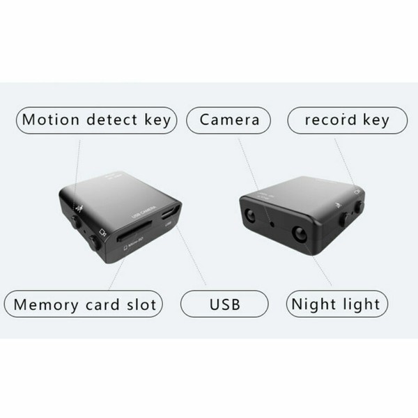 Spy Hidden Camera 1080P HD Mini IR-CUT Camcorder Night Vision Motion Detection - Image 21