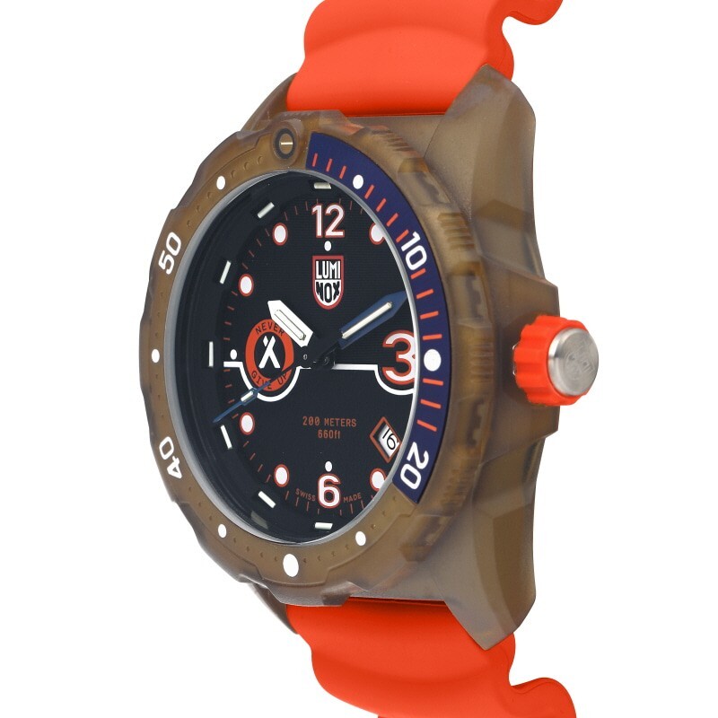 Pre-owned Luminox Bear Grylls Survival Eco Mens Quartz Watch 42mm 20atm Swiss Made