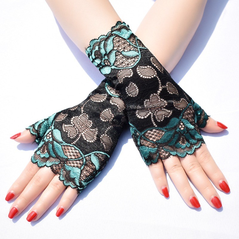 women-short-lightweight-lace-fingerless-gloves-floral-sun-protection-party-chic