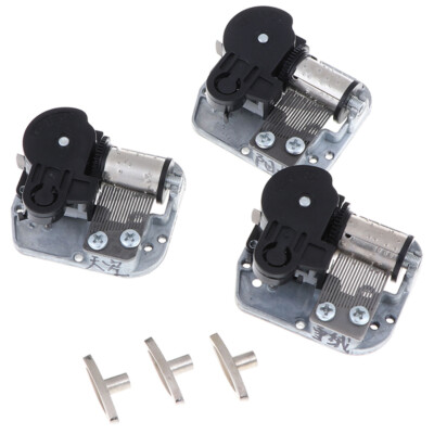 Mechanical DIY Windup Music Box  Musical Movement+Key_z8