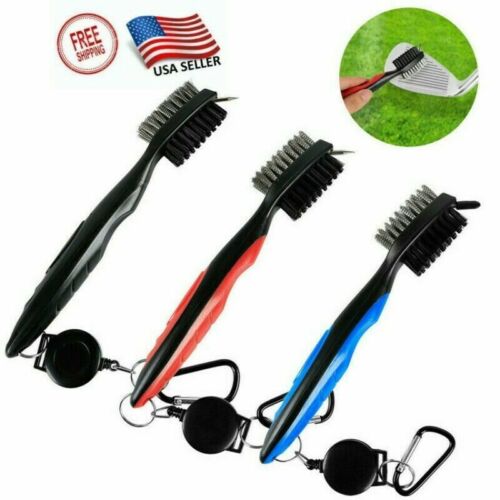 *NEW 3-n-1 Golf Club Cleaning Brush w/ Protective Cap & More..Choose Your Color 