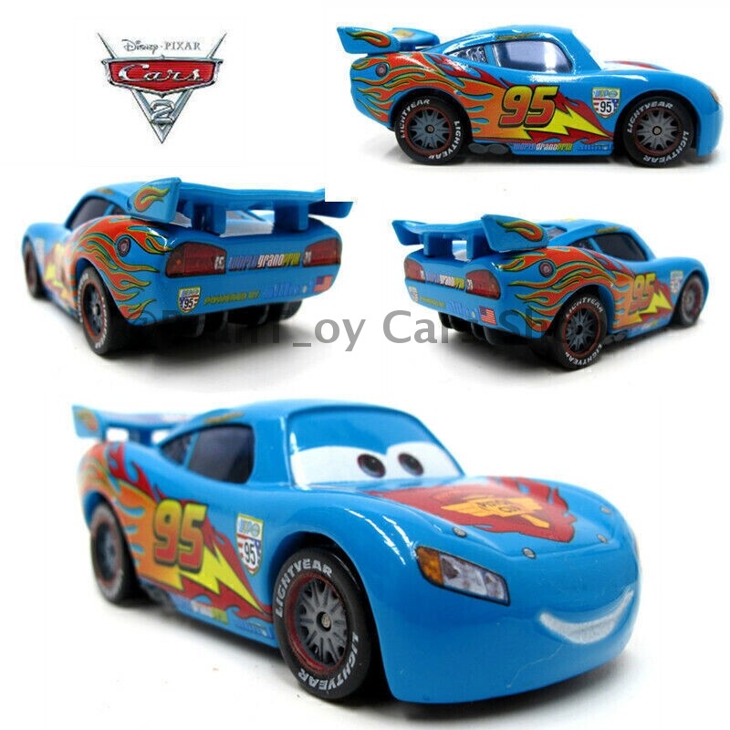 S 2 No.95 Blue Lighting Mcqueen Diecast Toys Car Boy Gifts