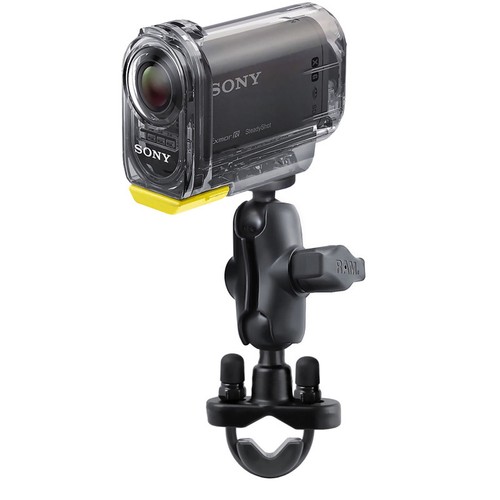 RAM Motorcycle Bike Handlebar Mount w/ 1/4" Stud for Camera 