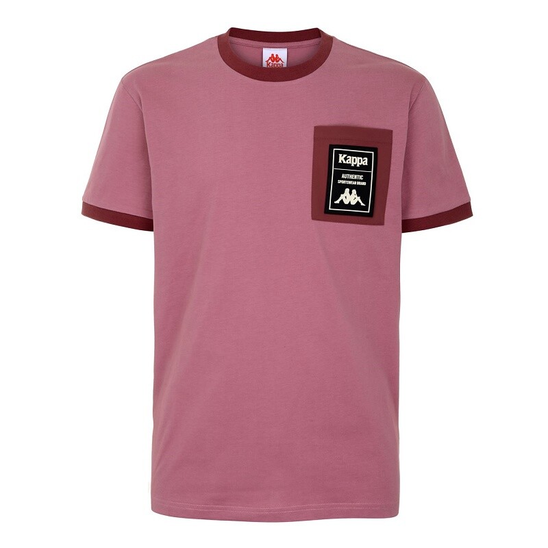 

Мужская футболка Kappa 351423W Original Tier One Lario Pink Beige, Pink pink beige