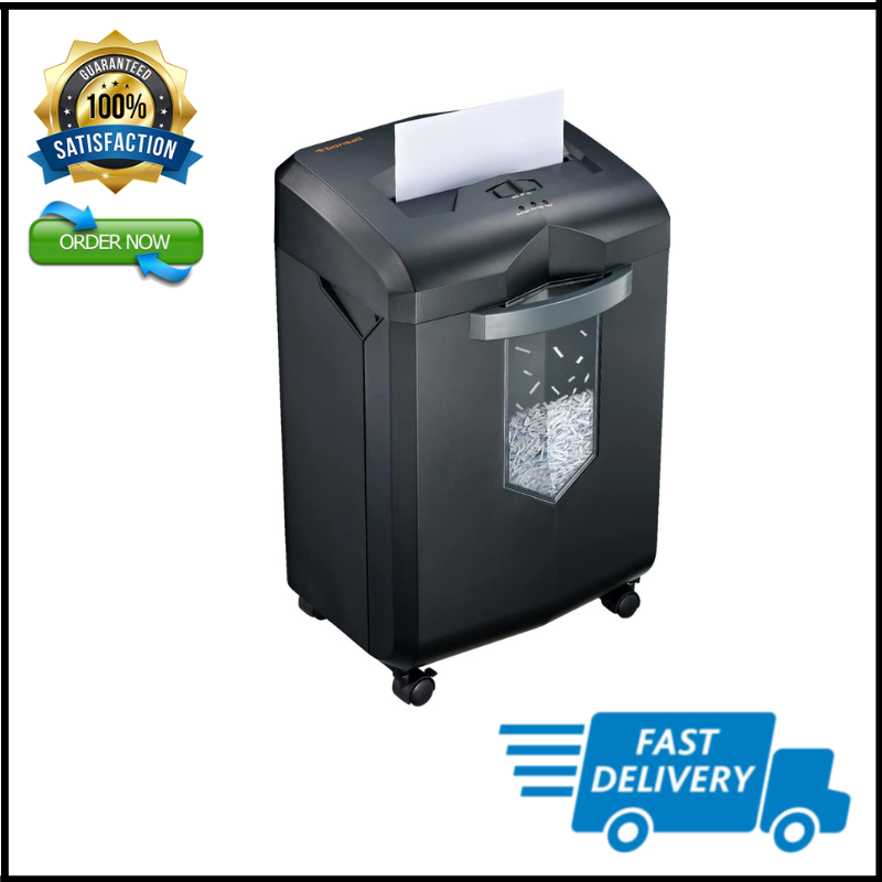 Bonsaii Paper Shredder, 18-Sheet 60-Minutes Paper Shredder f