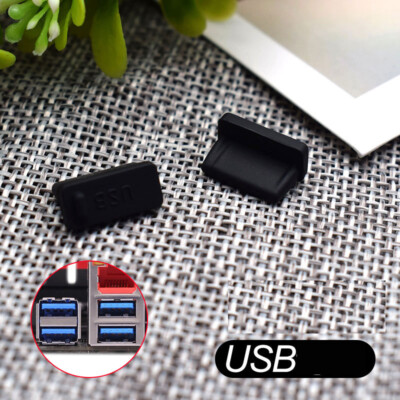 USB/HDMI/DVI/VGA/e-SATA/Type-C/DDR3/4 Dust Cover Plug Cap Silicone Various Types