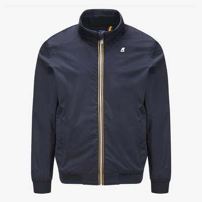 

Мужская куртка K-WAY K2121PW Nolasco Stretch Nylon Jersey Kway Водонепроницаемая, Синий
