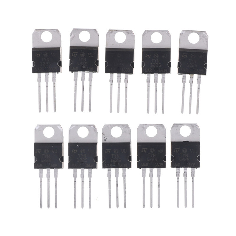 10pcs Tyn1225 25a 1200v Unidirec Tional Thyristor Triacs To-220#Km_wf