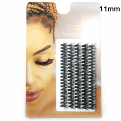 100 Clusters Mink Eyelashes False Eyelashes Natural Soft Individual Lashes Thick