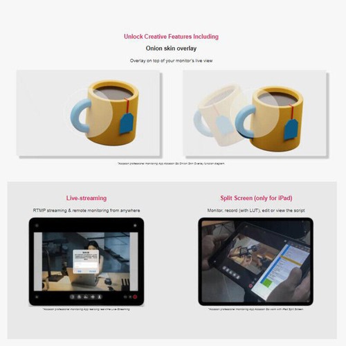 US Accsoon CineView HE 2.4GHz+5GHz TX+RX HDMI Wireless Video Transmission System