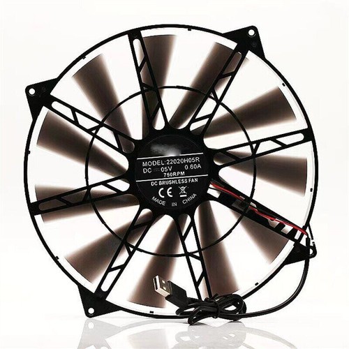 22cm Large Size Exhaust Fan Ultra-quiet 5V Chassis Router