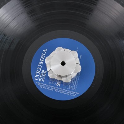 Record Weight and Adapter 2 in 1 Weight Stabilizer Clamps for Turntable Vinyl...