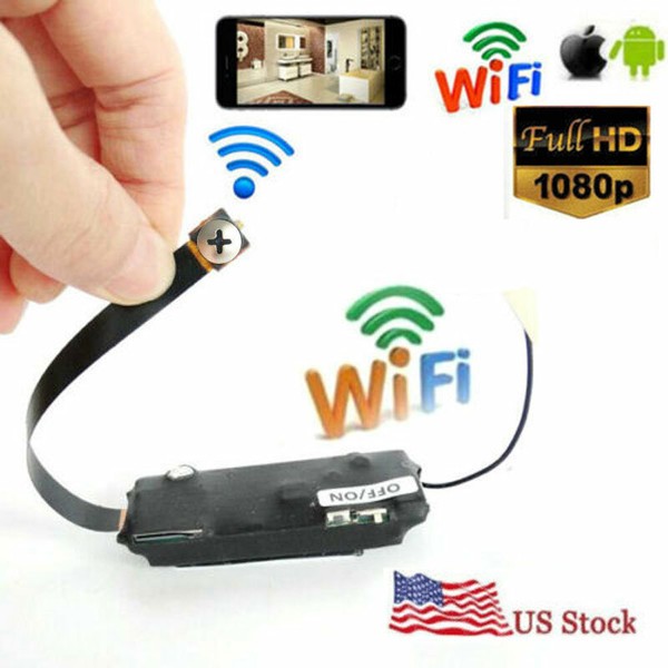 1080P HD Wireless Mini WIFI screw Hidden Nanny Spy DIY Camera Pinhole DVR cam - Image 4