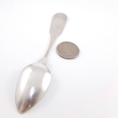 Isaac Reed Philedelphia Coin Silver Monogram LH Spoon